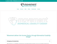 Tablet Screenshot of movement.ie